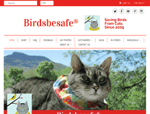 Tablet Screenshot of birdsbesafe.com